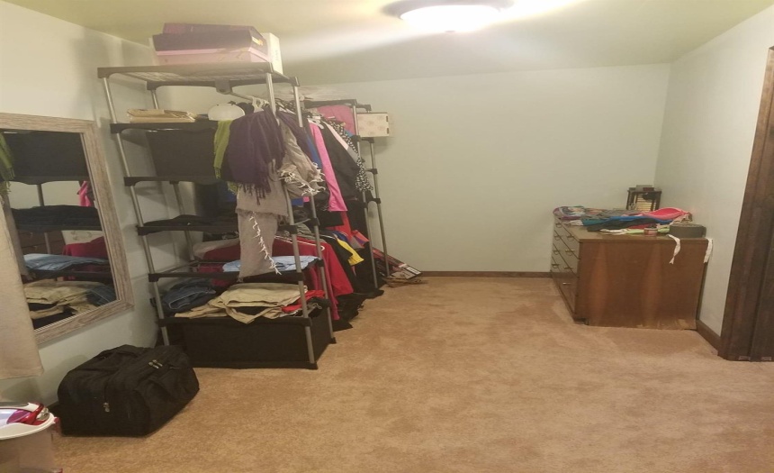 Master walk in closet