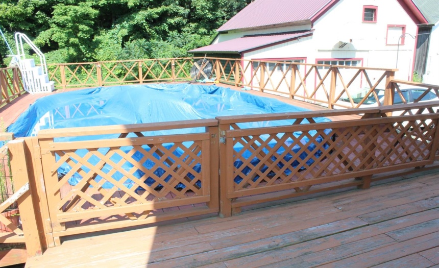 Pool and deck