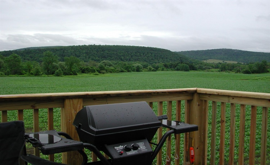 Cedarwood Apt 5 view from balcony.