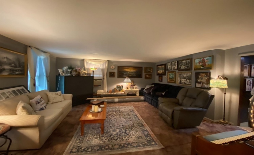 Downstairs living room.