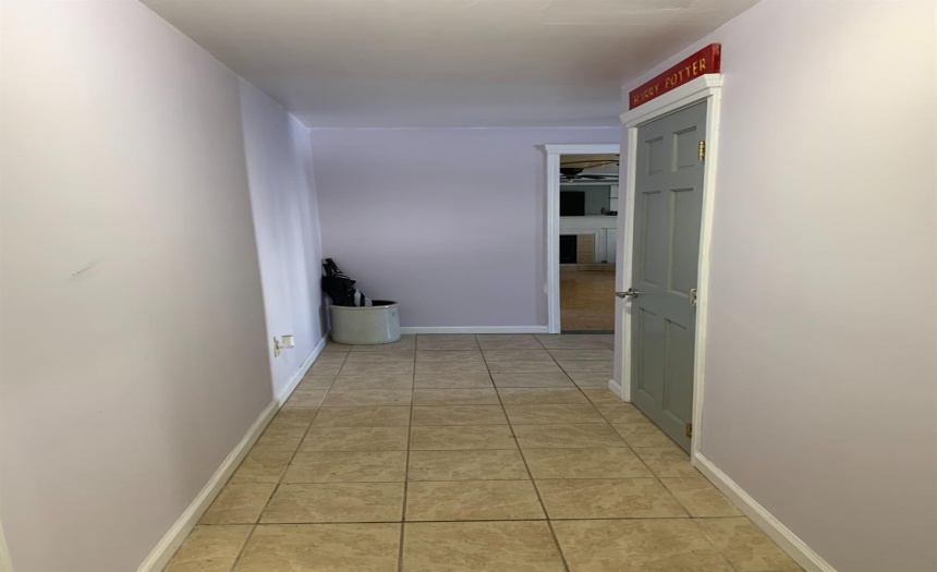 Entrance hall from garage