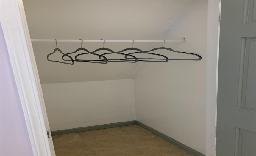 coat closet in entry hall