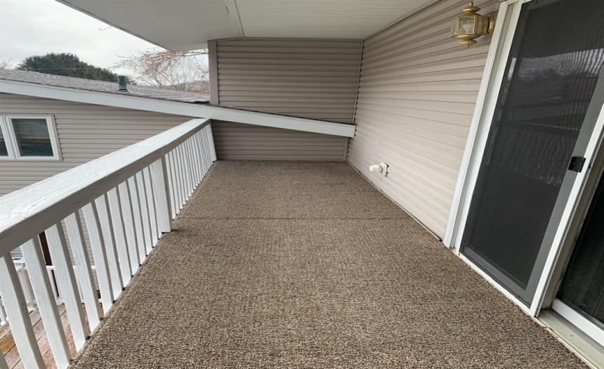 Balcony off master bedroom