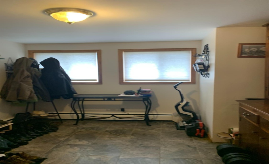 Mud room off the garage