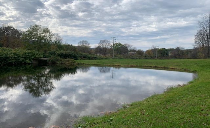 50% pond ownership- center of pond is easterly lot line of parcel (balance and other lands are avail)