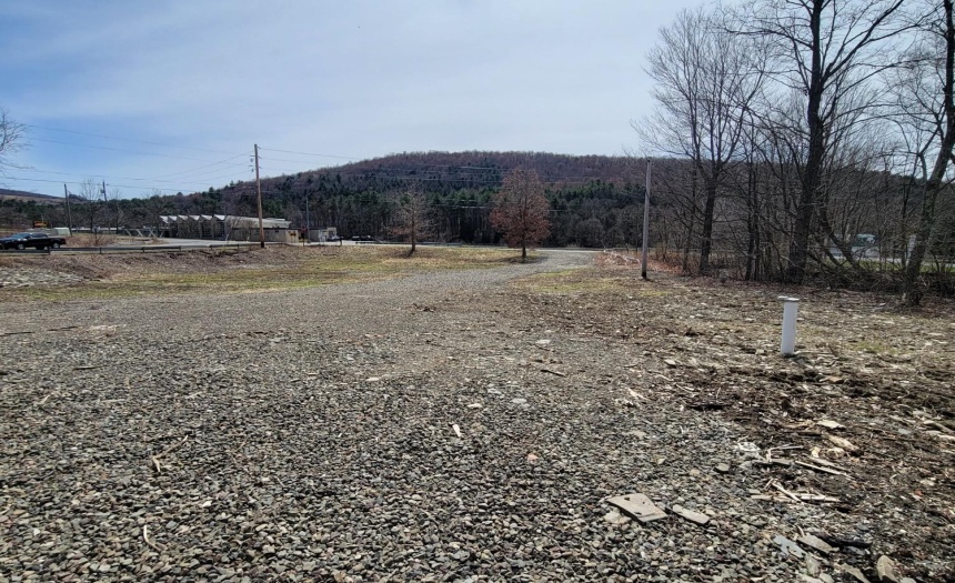 Building pad facing Elementary School