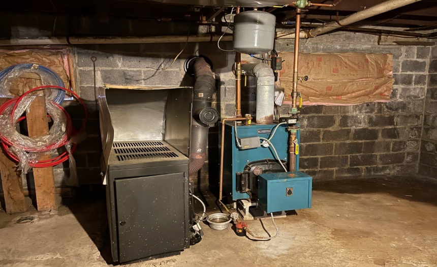 Equipment in basement