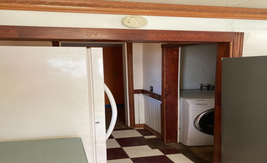 Laundry Facilities off from kitchen.