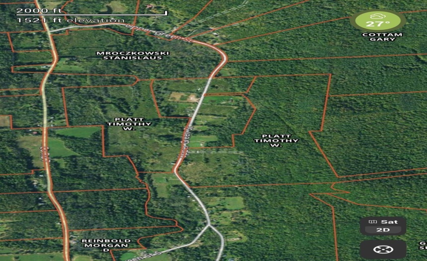 See parcels Platt, Timothy W both of these show the total of the 4 parcels.