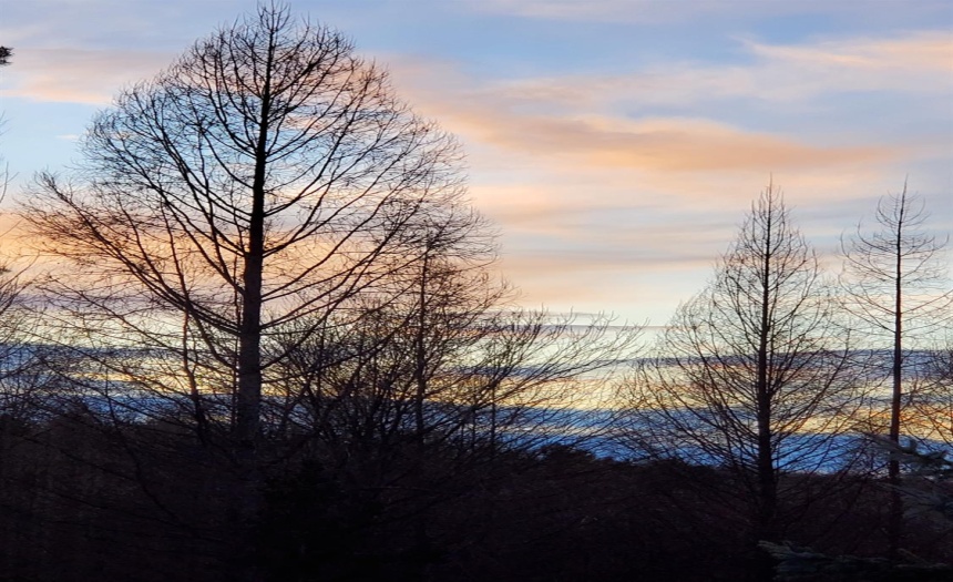 sunset in Delaware County