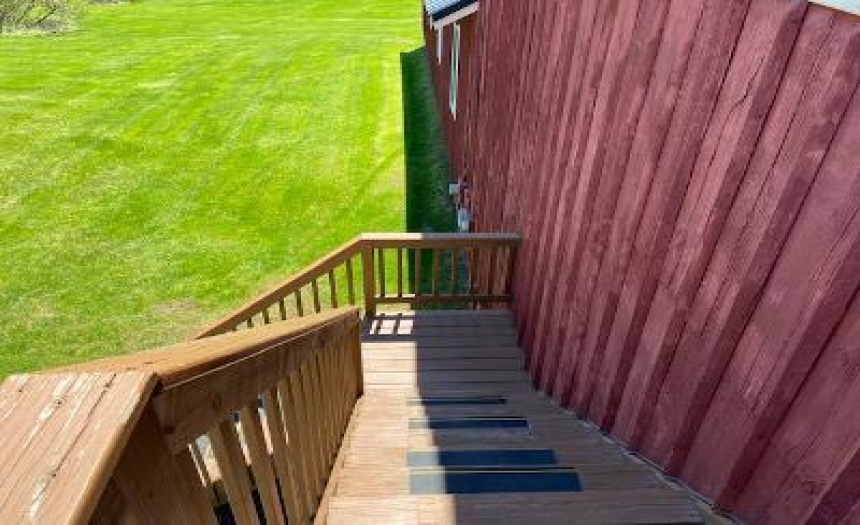 Stairway to apartment
