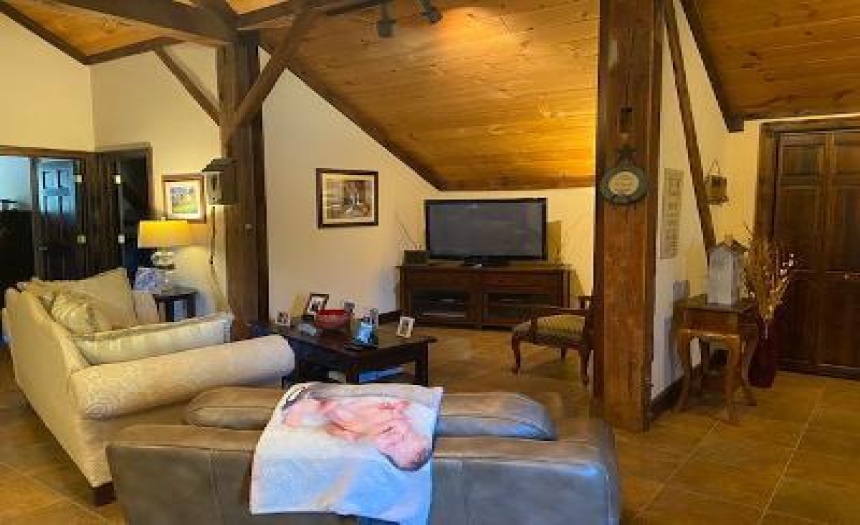 living room area in apartment