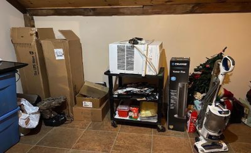 storage closet in apartment