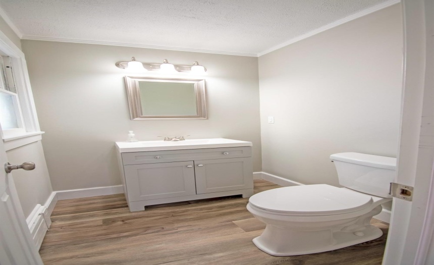 Half bath off kitchen