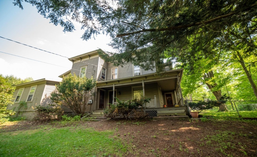 Front wrap porch side of house.