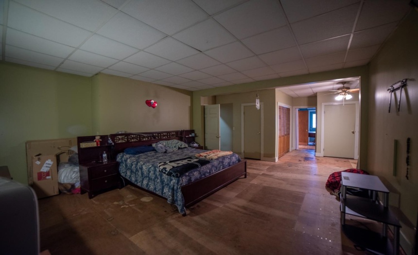 Master bedroom looking towards dressing room