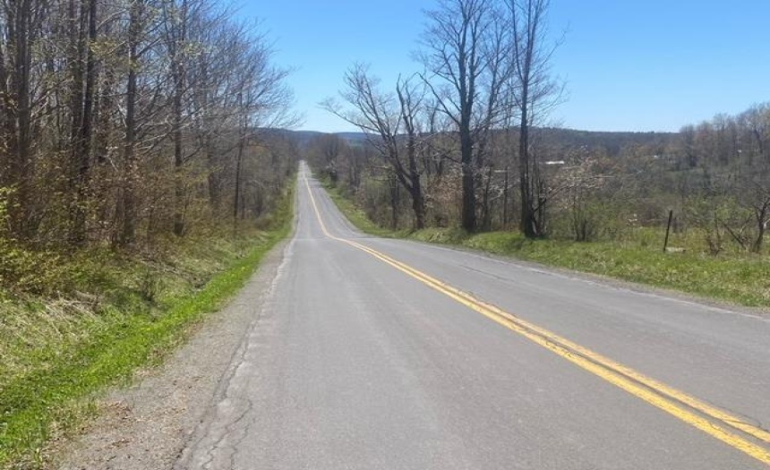 Town maintained road , school bus route