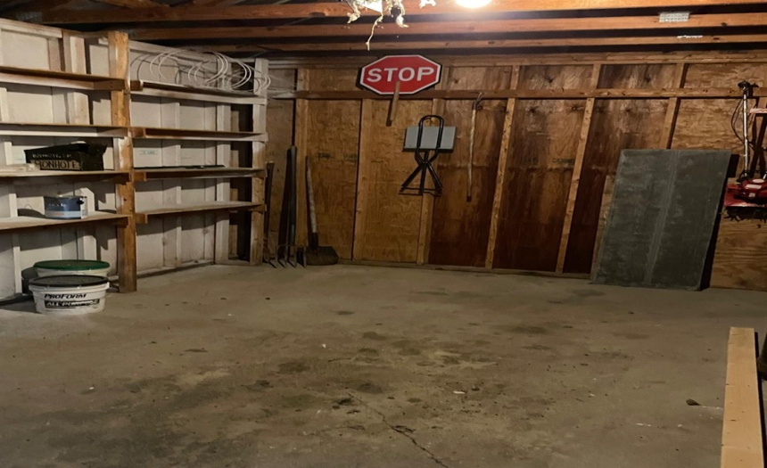 garage space in detached garage