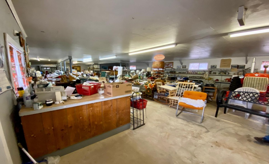 Current interior, farm store.