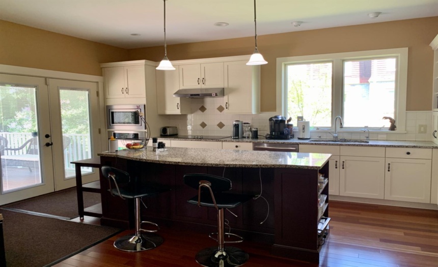 Wonderful kitchen, door to the back porch