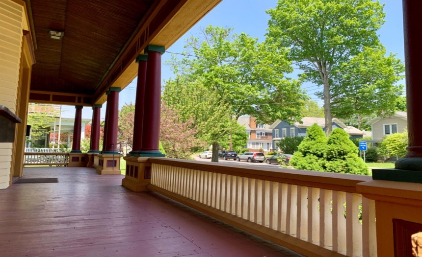 Huge wraparound porch