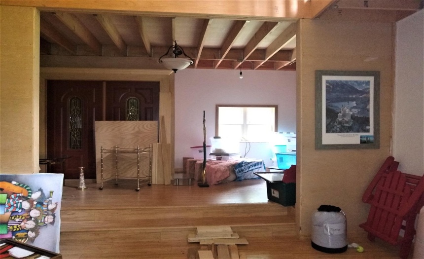 downstairs family room