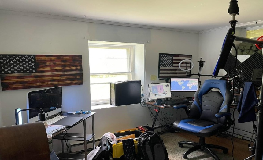 Basement office (could be 4th bed room)